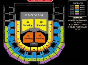 タイ JYPNコンサート座席位置