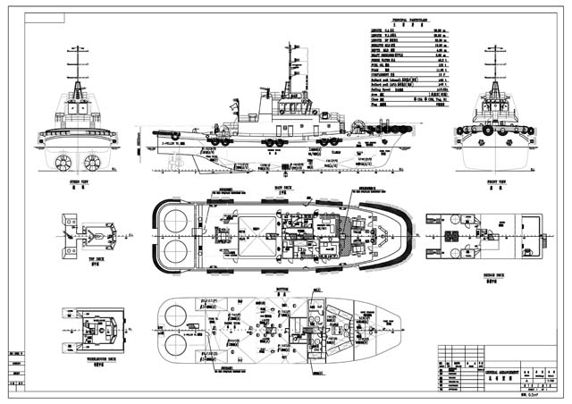 Tug Boat Plan
