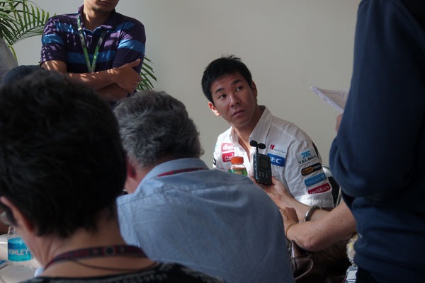 2012年F1インドGPの可夢偉のインタビュー2