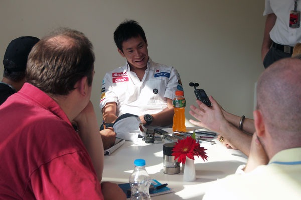 2012年F1インドGPの可夢偉のインタビュー3