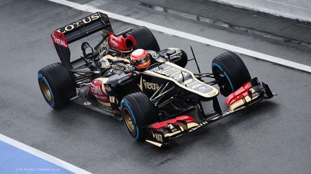 2013年F1バルセロナ2ndテスト2日目のグロージャン