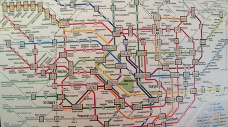ベルニュんが東京地下鉄で迷子