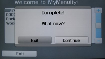 MyMenuify exit