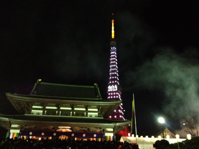 東京タワー　増上寺