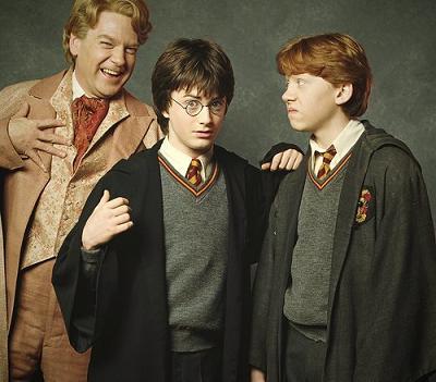 Gilderoy Lockhart,Harry Potter, Ron Weasley