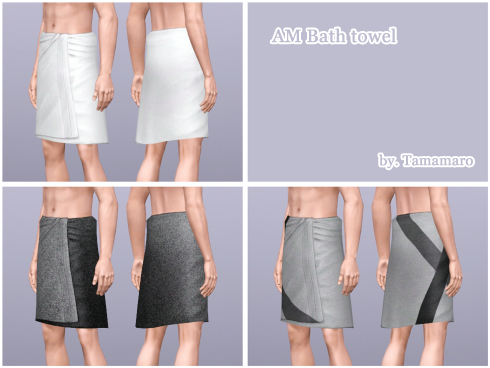 мужская -  The Sims 3. Одежда мужская : нижнее белье, плавки, пижамы. AM_clothing015_2