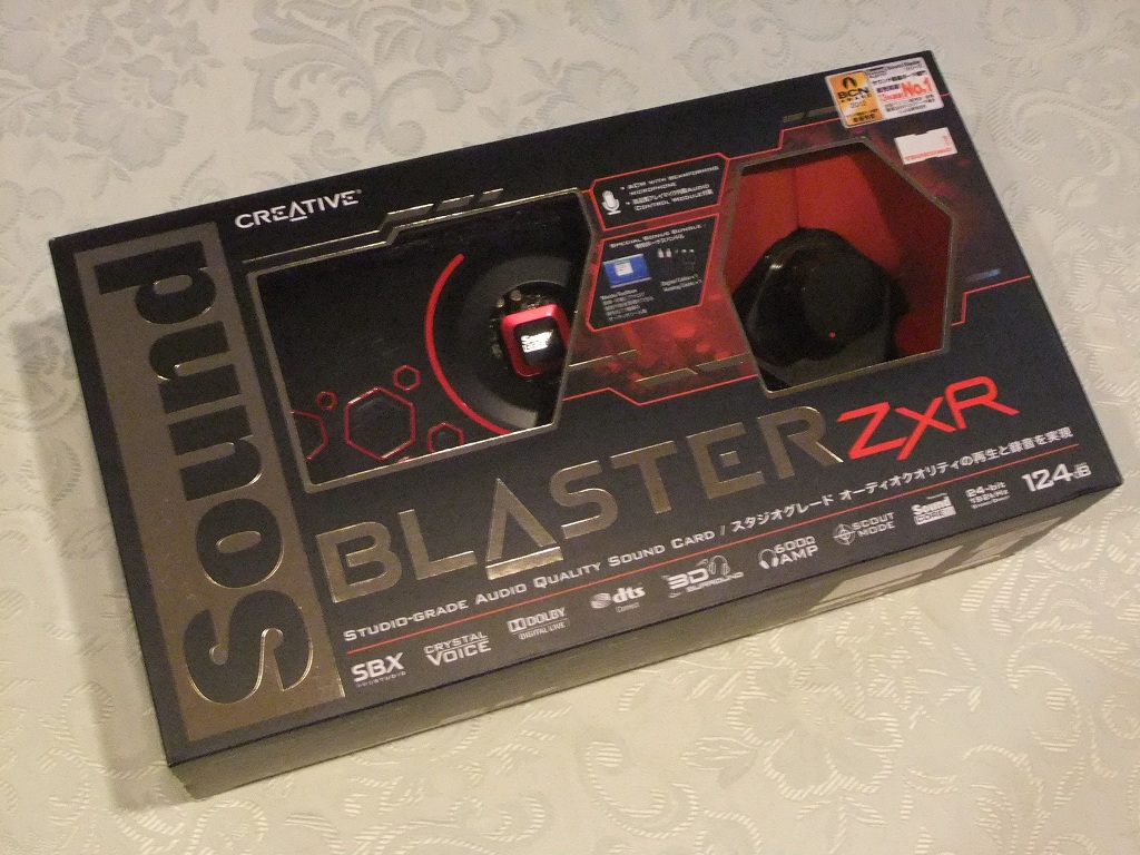 ZPLOG =- Sound Blaster ZxR フォトインプレ