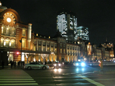 東京駅丸の内駅舎夜景