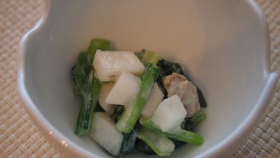 小松菜とブルーチーズPC160929
